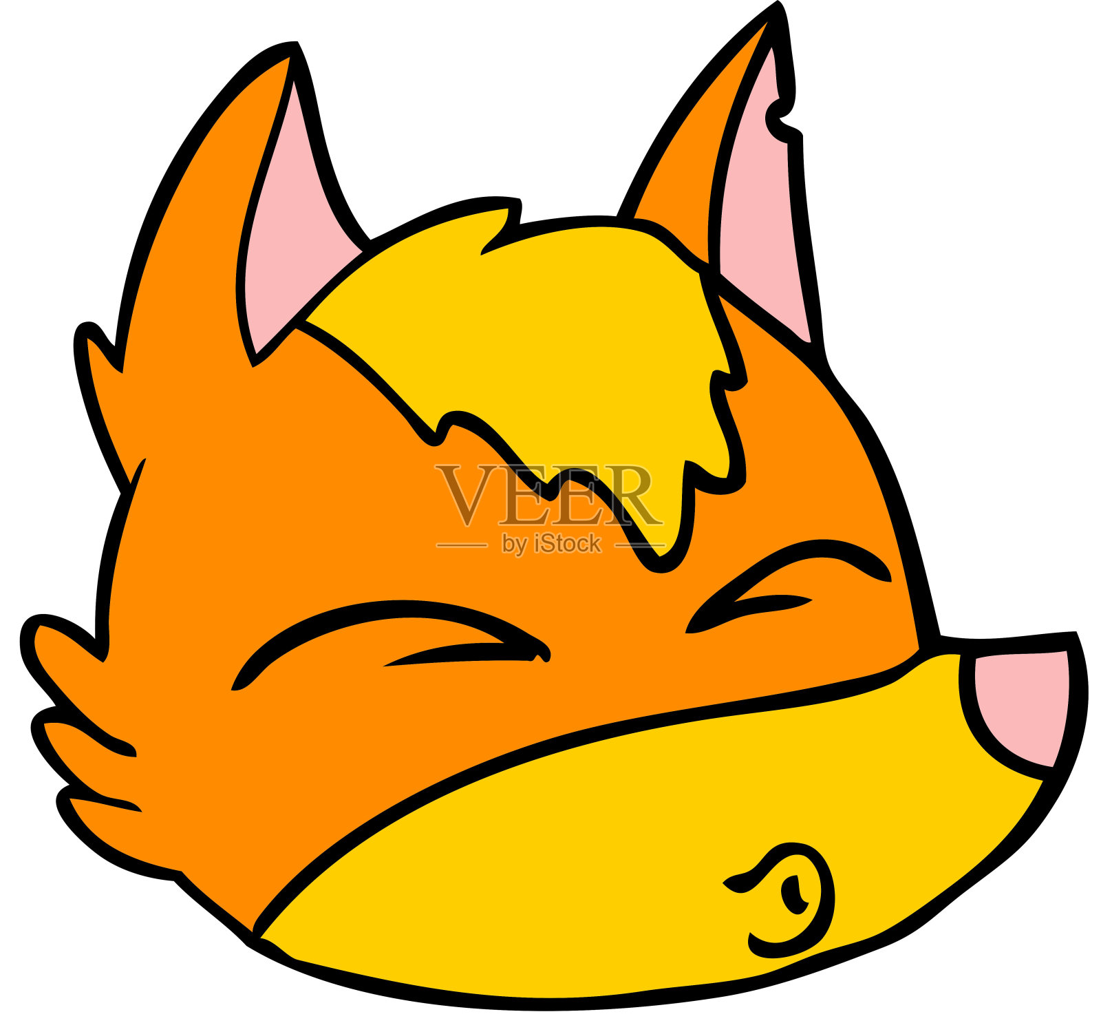 福克斯卡通人物设计元素图片