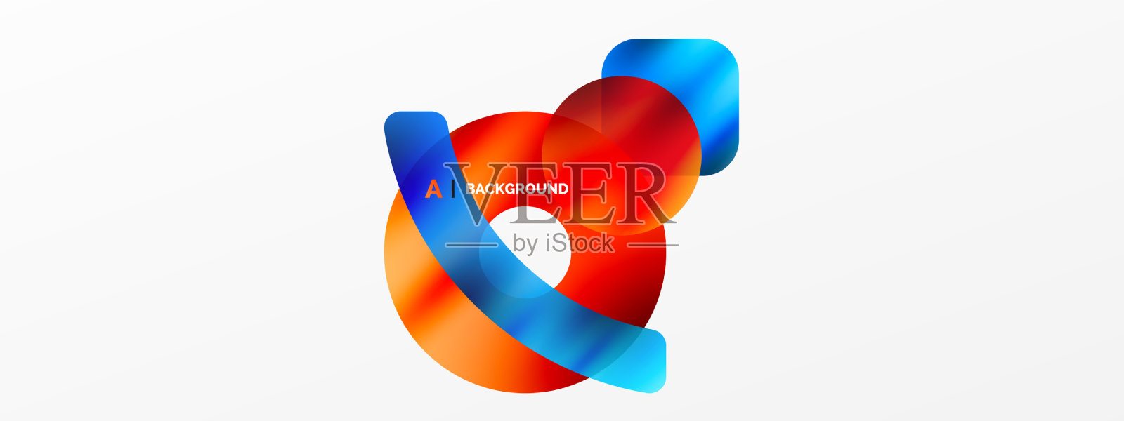 金属光泽几何表面圆形插画图片素材