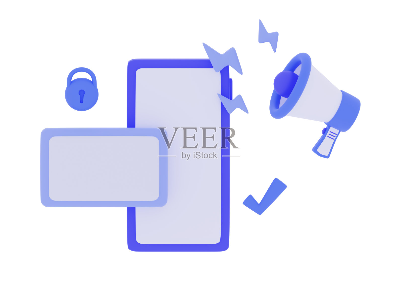 3d扩音器扬声器或扩音器扩音器和用户图标照片摄影图片