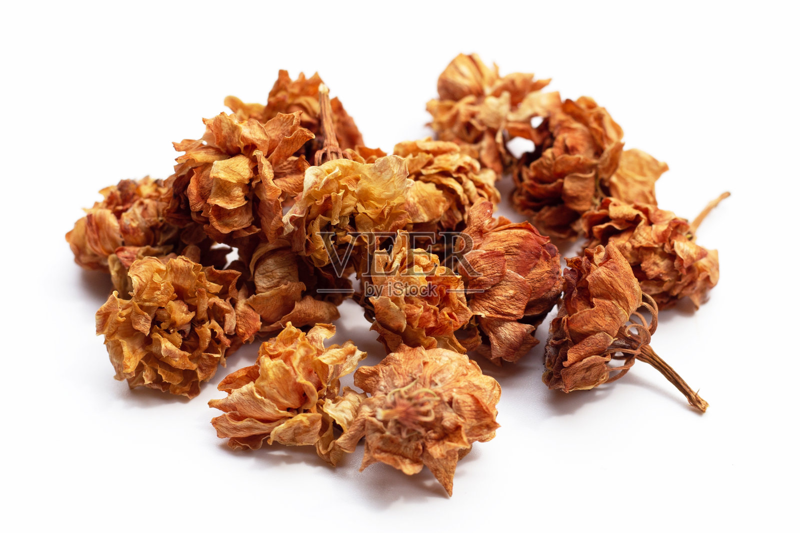 干茉莉花。花草茶照片摄影图片