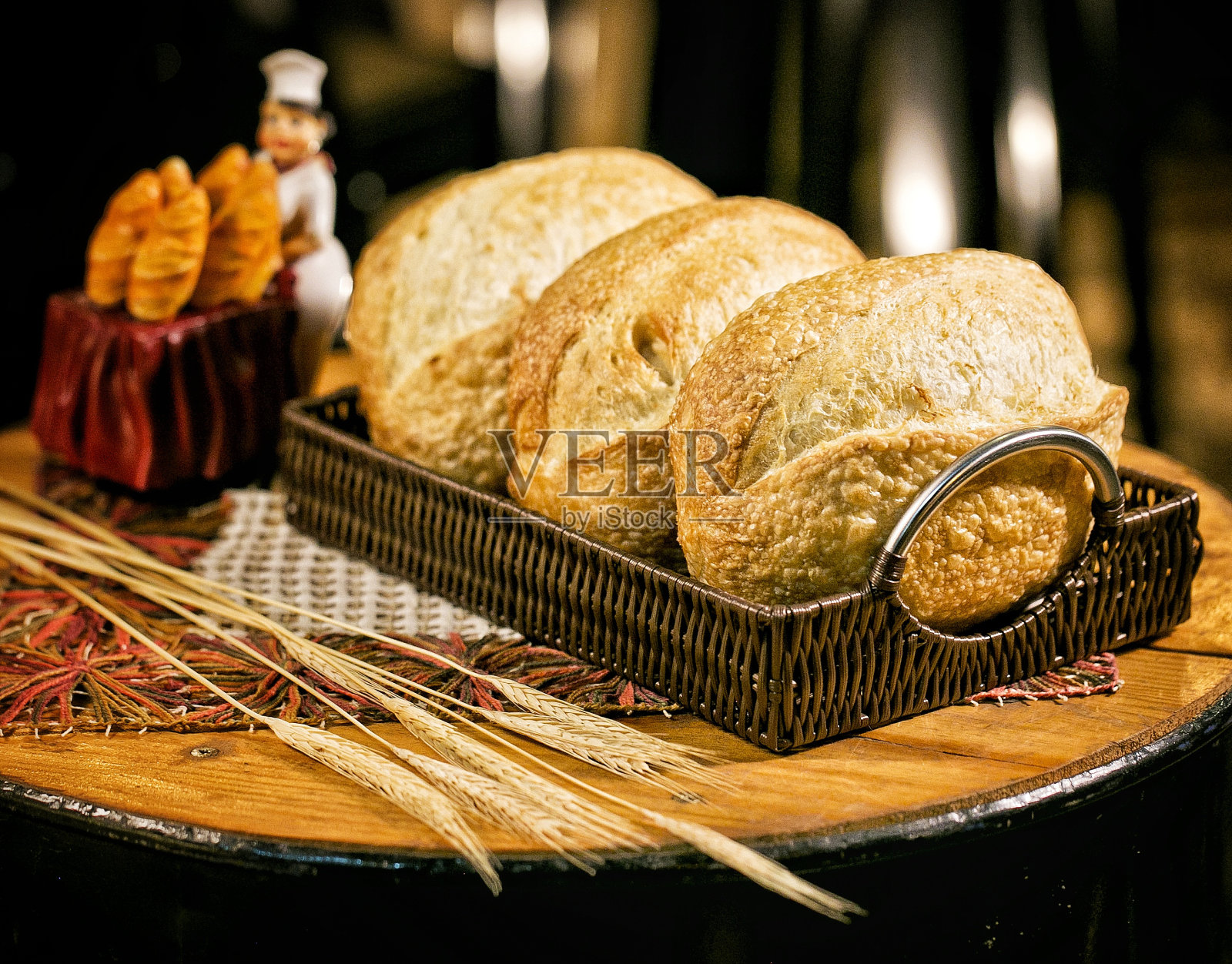 酵母面包照片摄影图片