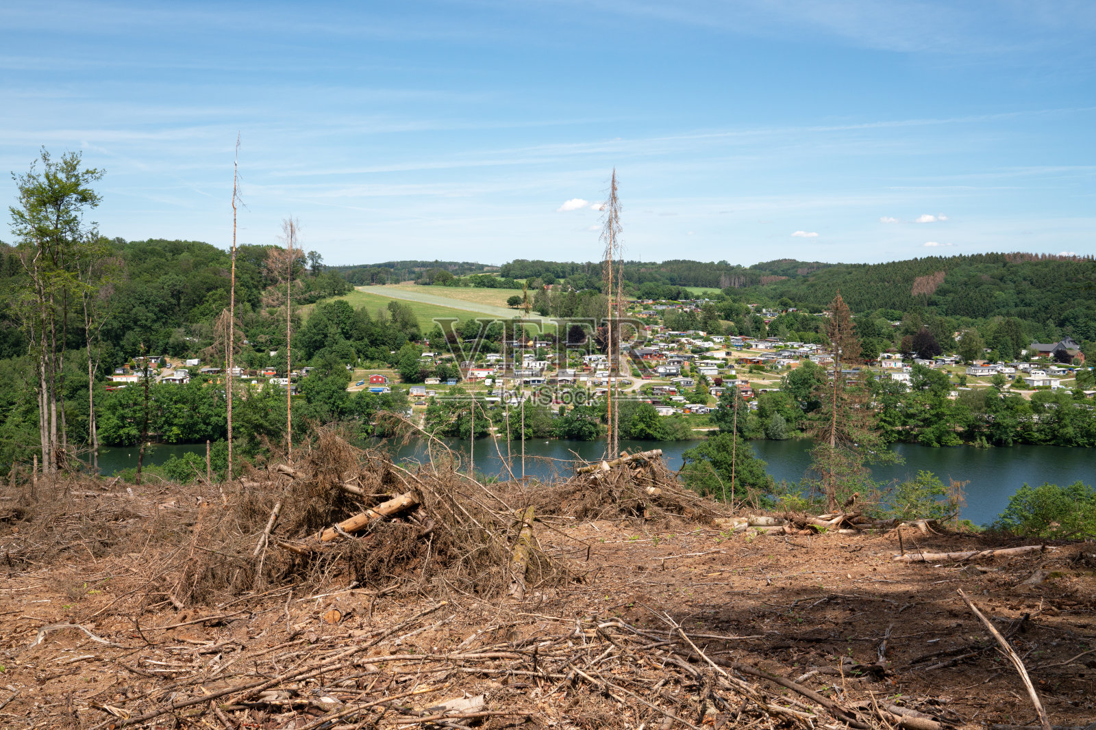 德国贝吉ches土地上的蓝天照片摄影图片