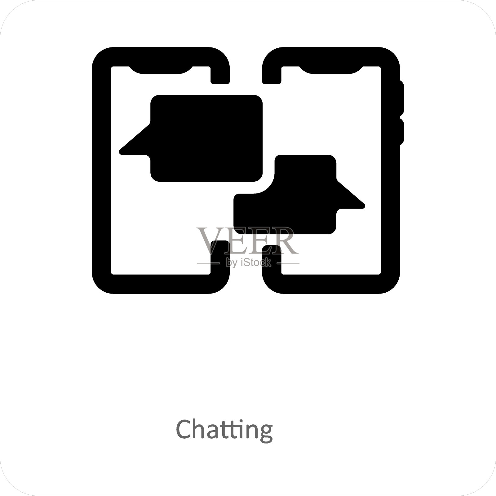 聊天和消息图标概念图标素材