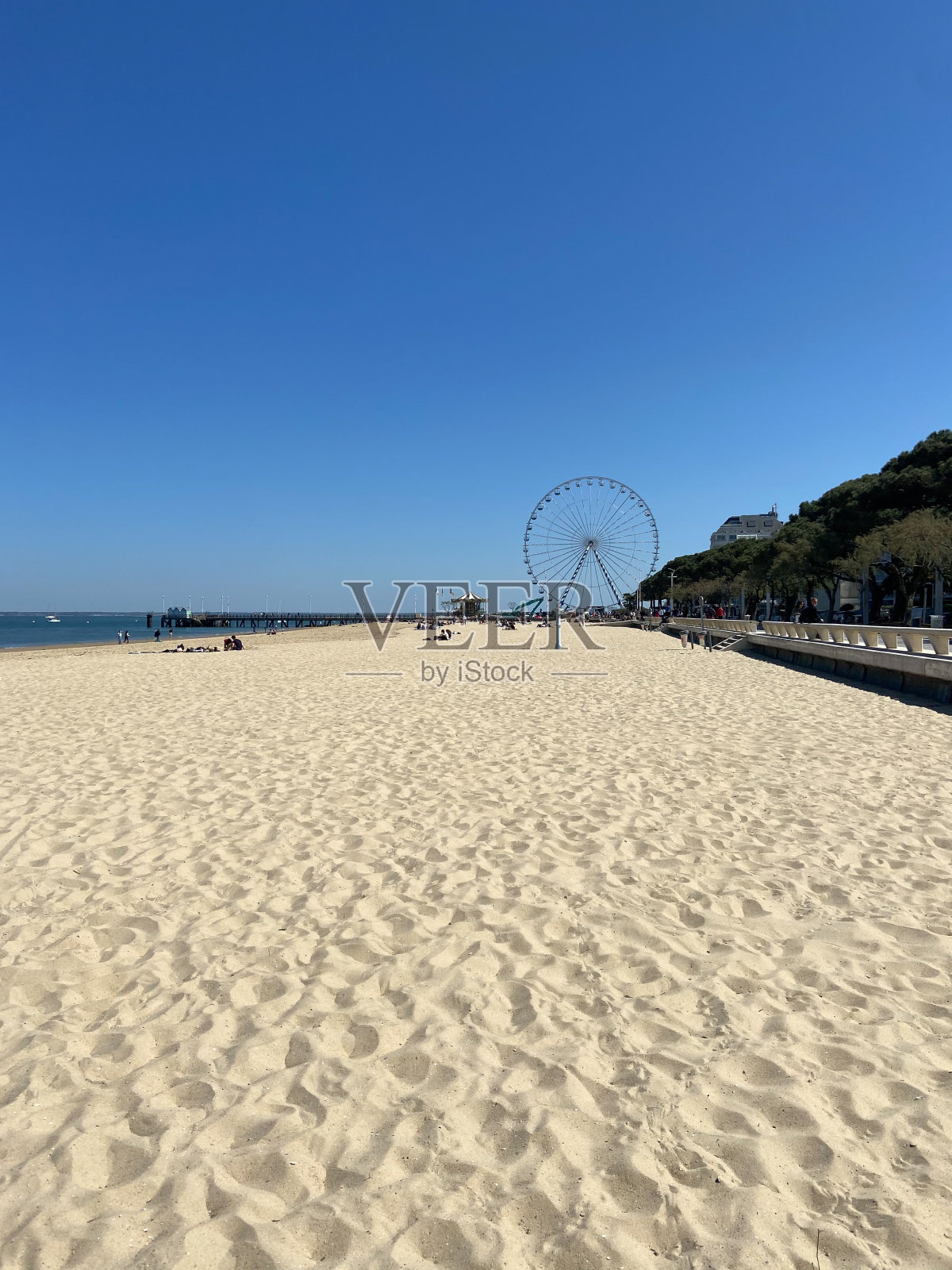 阿卡雄海滩 - 阿基坦照片摄影图片