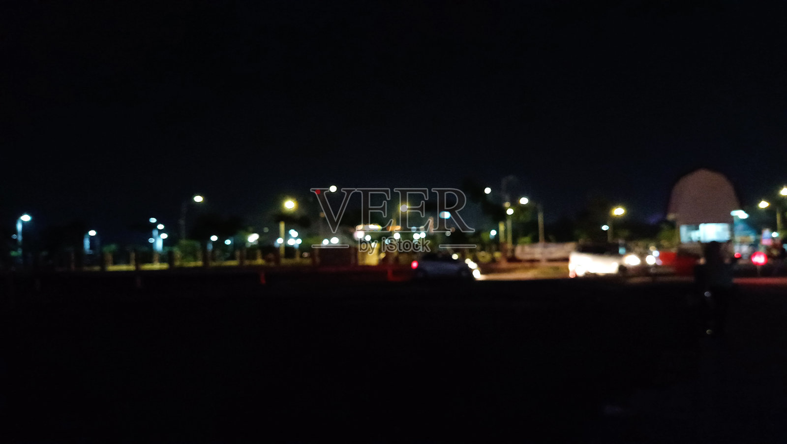 模糊光之城的背景照片摄影图片