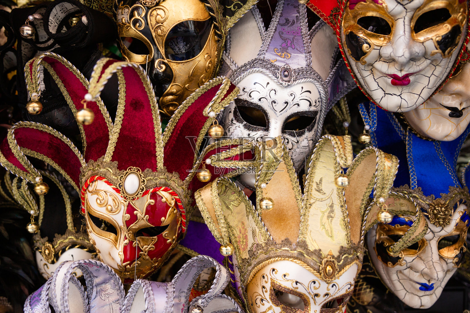 狂欢节面具照片摄影图片