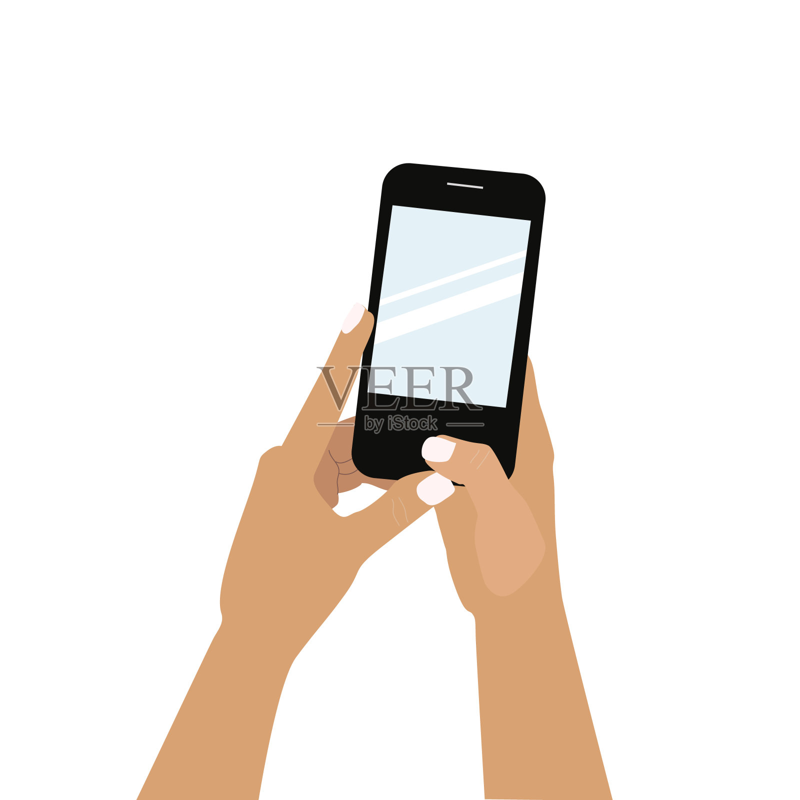 人手中的手机设计元素图片