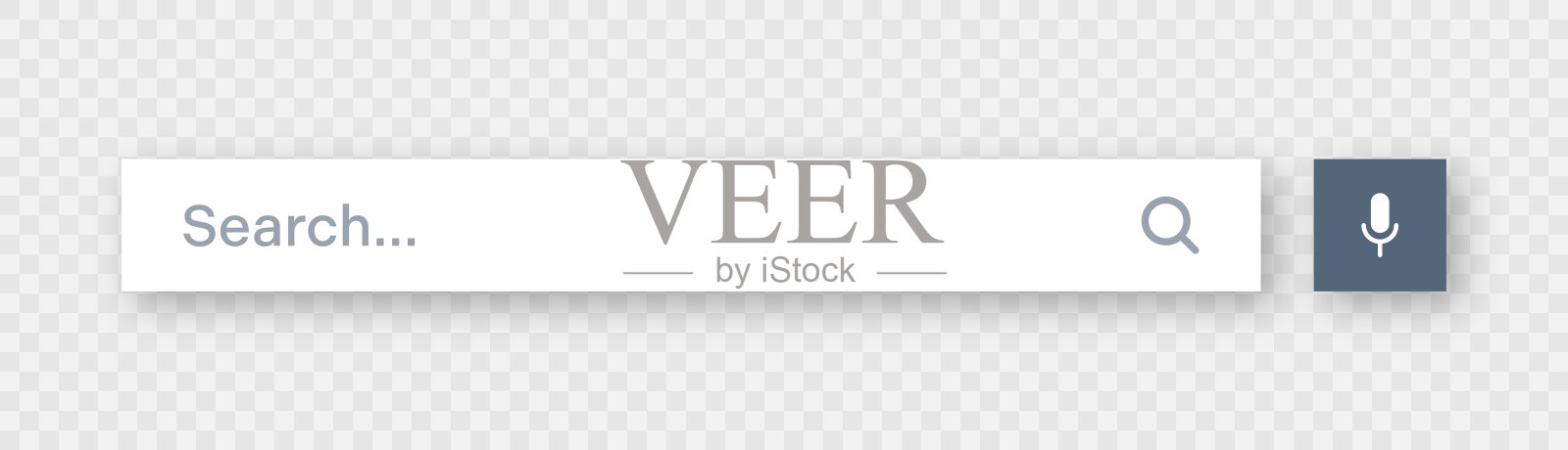 搜索栏模板。Internet浏览器引擎与搜索框，地址栏和文本字段。UI设计，网站界面元素与网页图标和按钮。矢量图插画图片素材