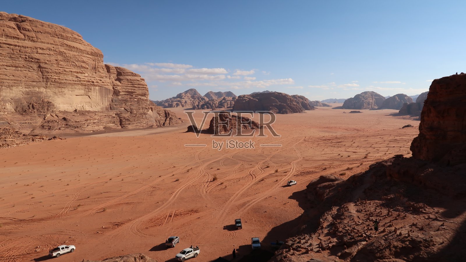 约旦瓦迪拉姆沙漠景观照片摄影图片