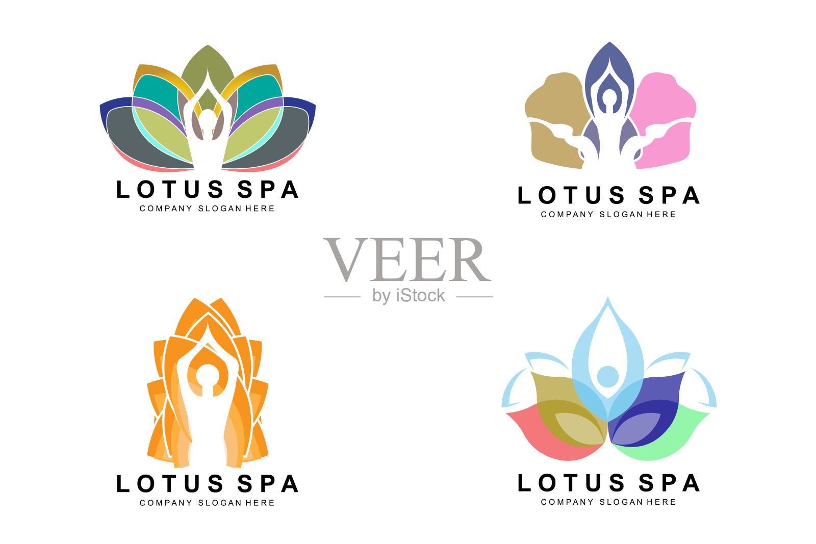 瑜伽设计，运动图标插图健身和身心集中设计元素图片