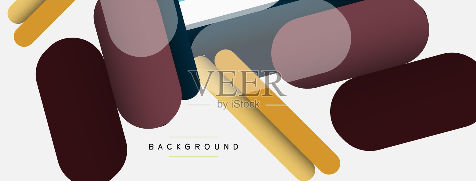 抽象的背景圆形形状的线条插画图片素材