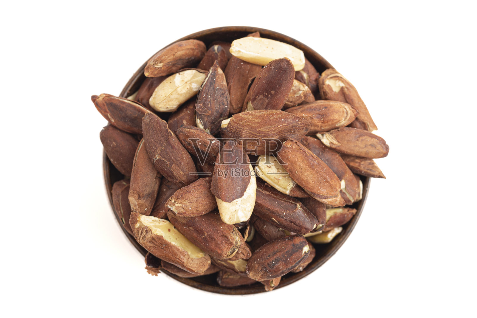 来自菲律宾的白背景霹雳坚果照片摄影图片