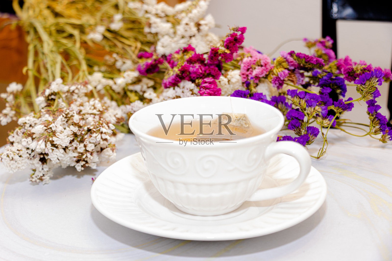 咖啡店喝茶照片摄影图片