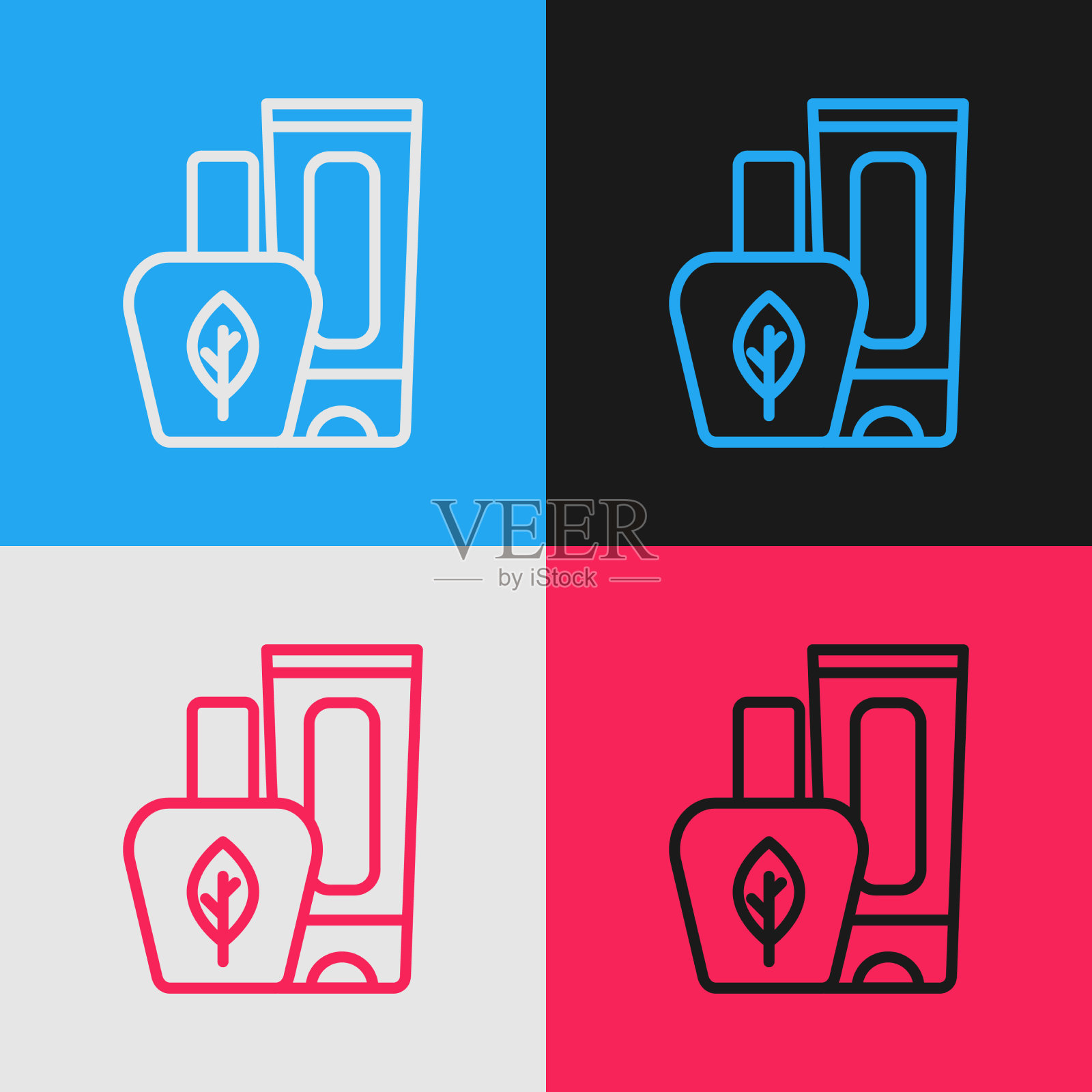 波普艺术行药膏膏管药图标插画图片素材