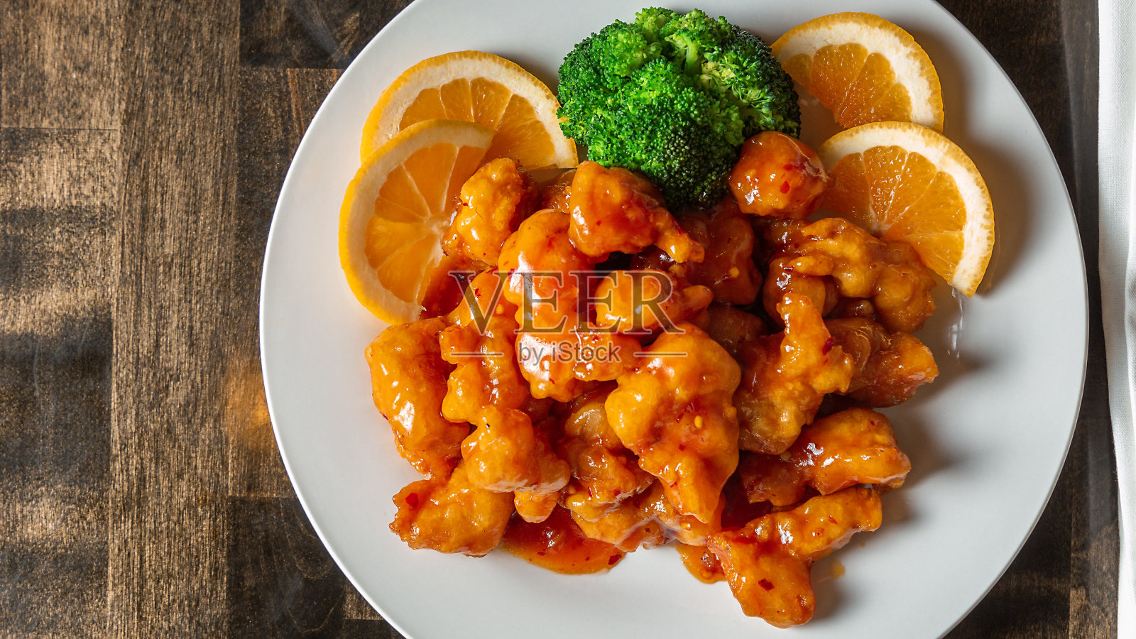 橙色鸡照片摄影图片