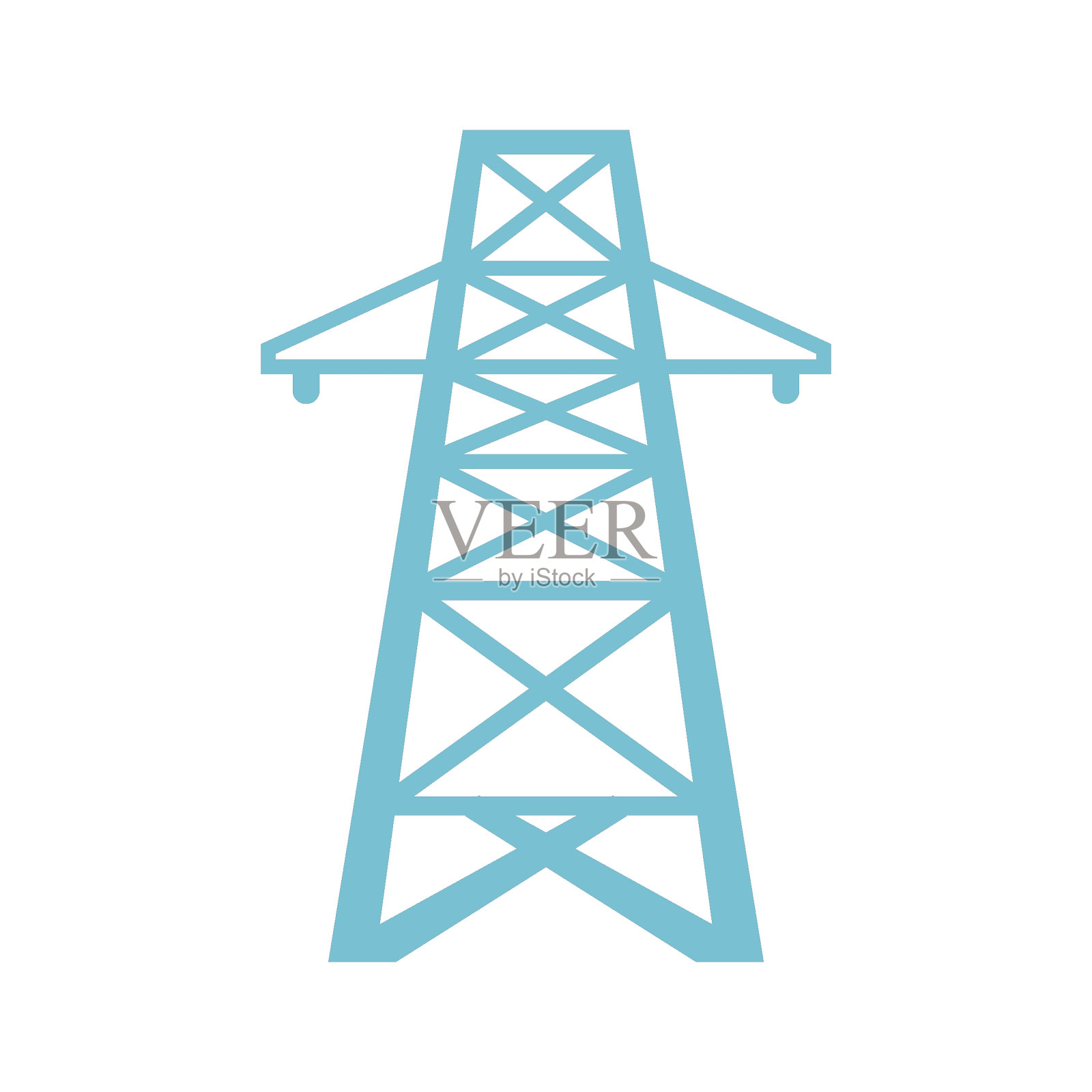 电杆图标设计插画图片素材