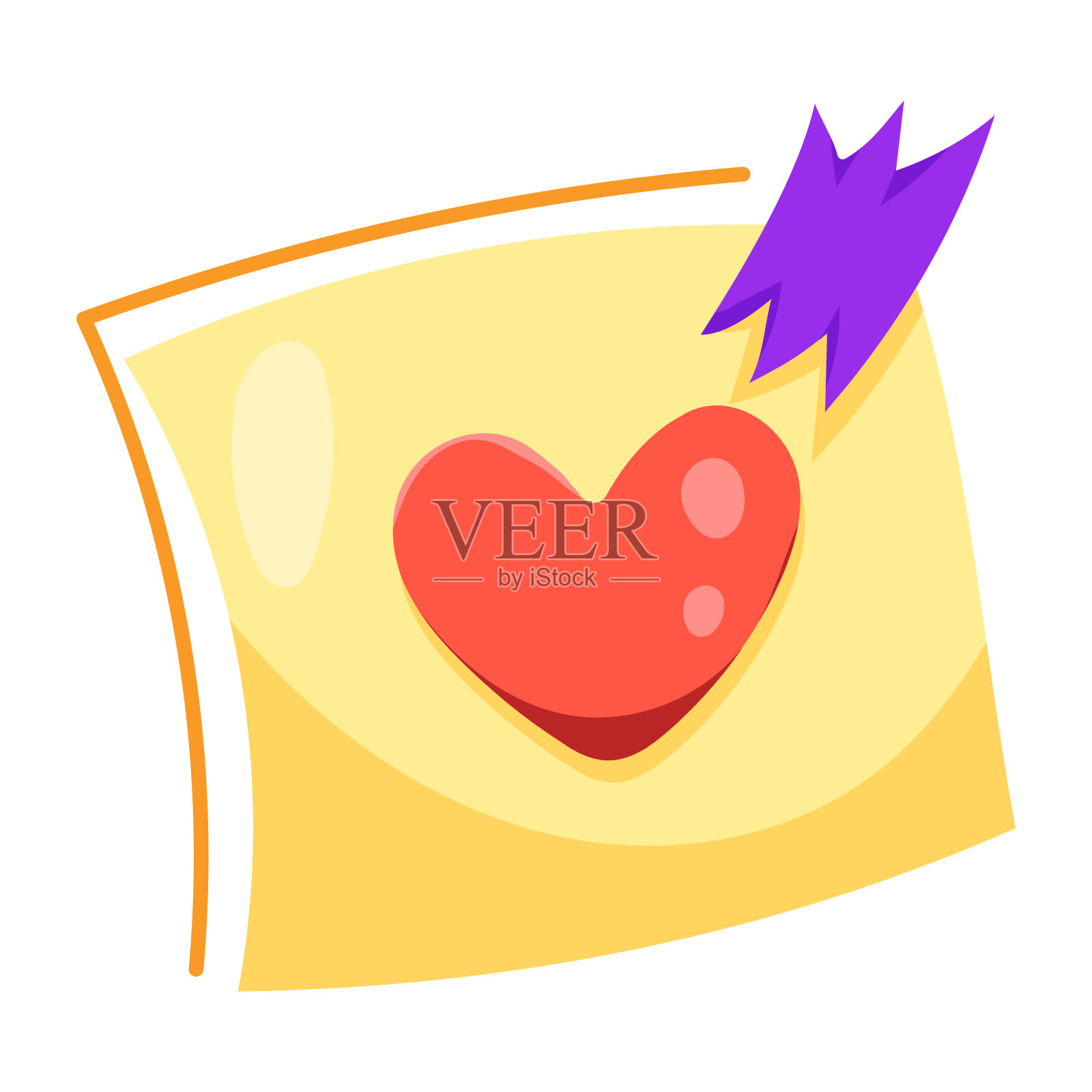 爱的笔记插画图片素材