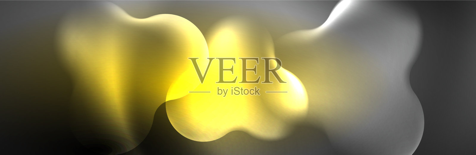 神奇的霓虹灯发光抽象背景插画图片素材