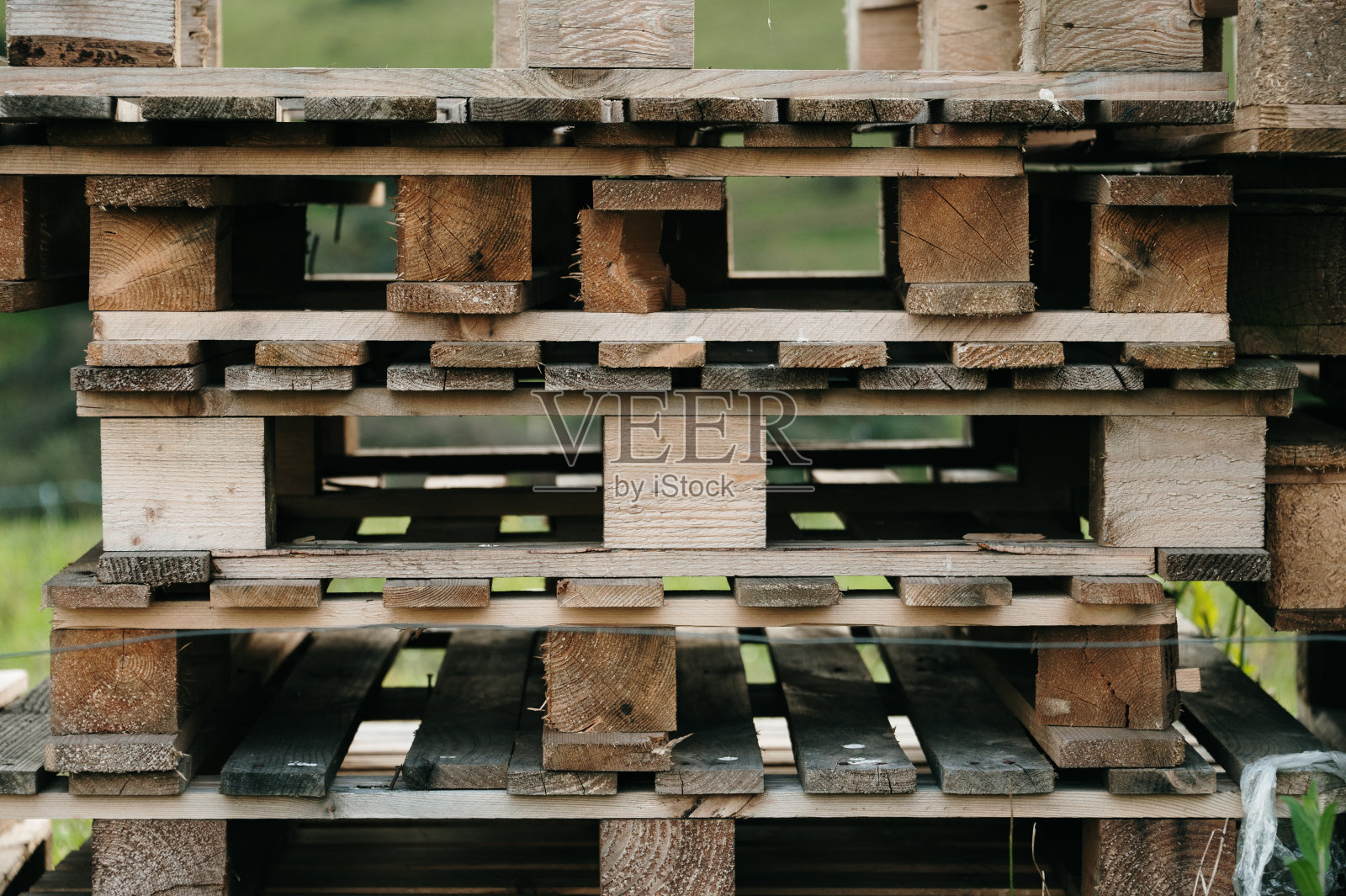 堆叠木托盘照片摄影图片