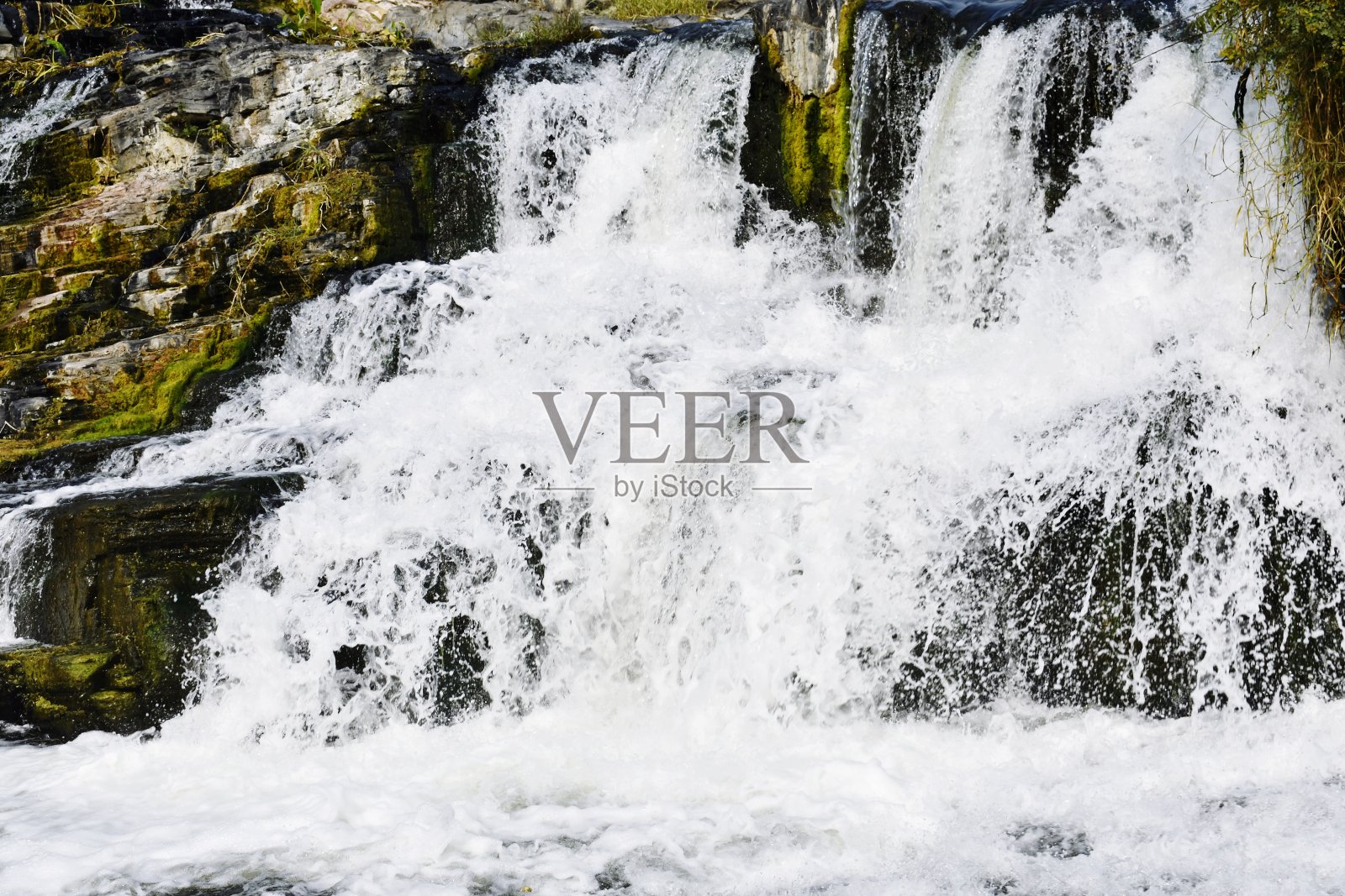 一个瀑布照片摄影图片