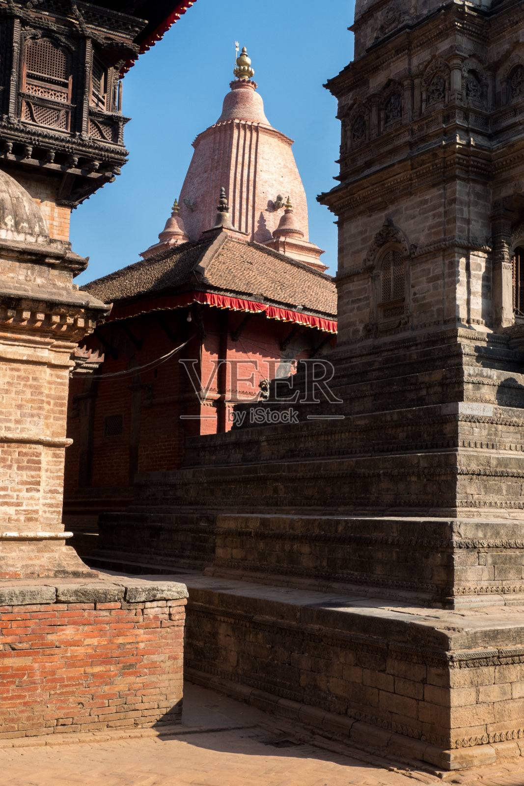 Bhaktapur Durbar广场照片摄影图片