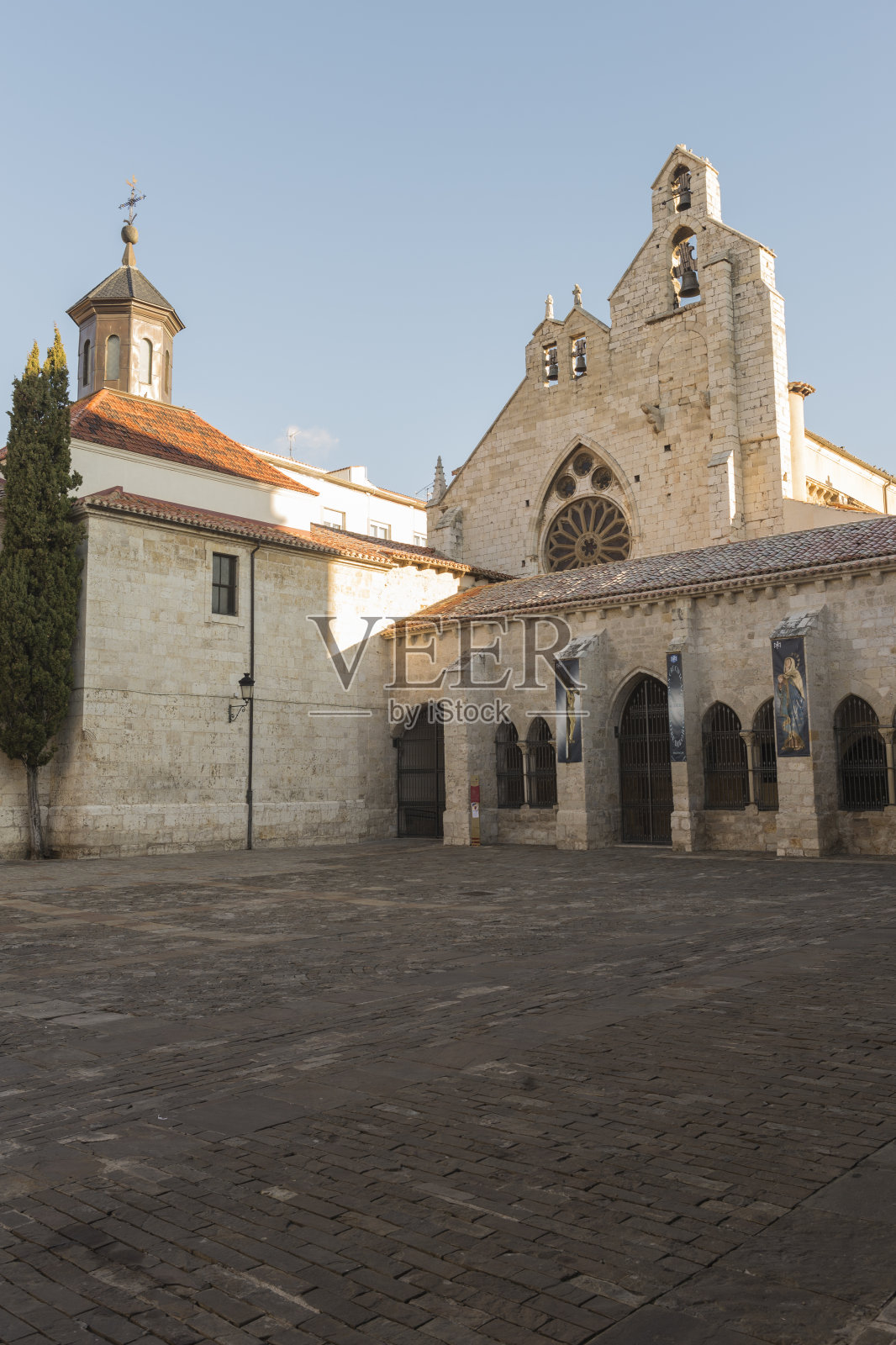 西班牙Palencia Castilla la Mancha的垂直拍摄照片摄影图片