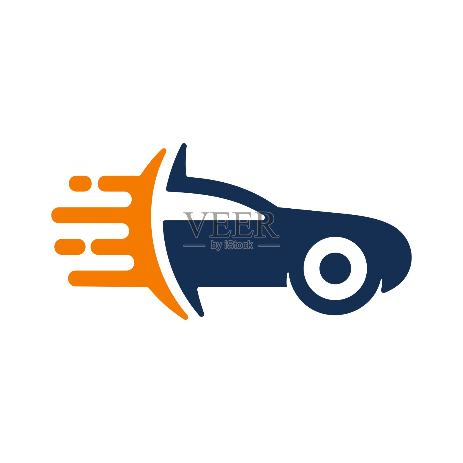 矢量插图齿轮表达简单的风格。插画图片素材