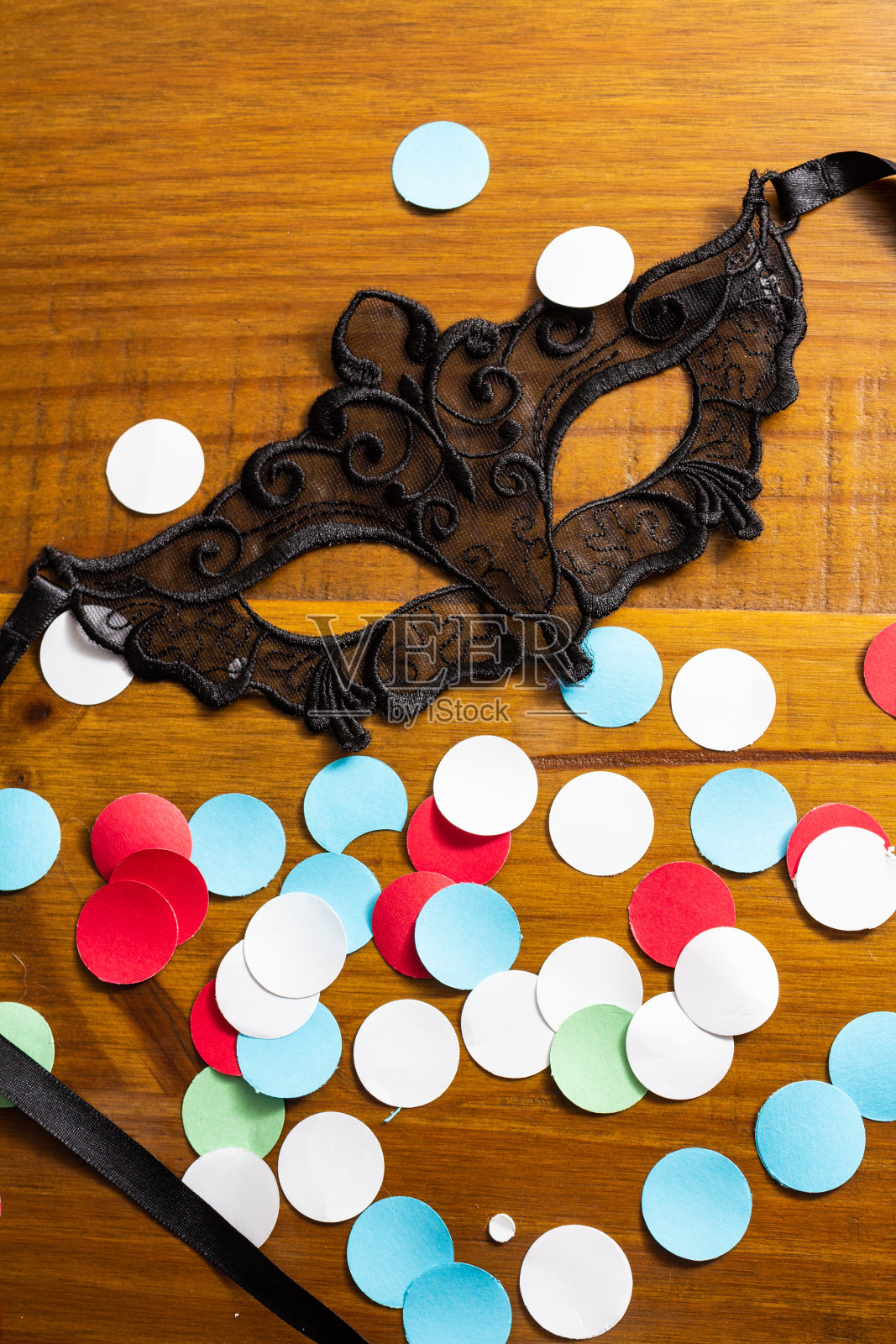 狂欢节面具。照片摄影图片