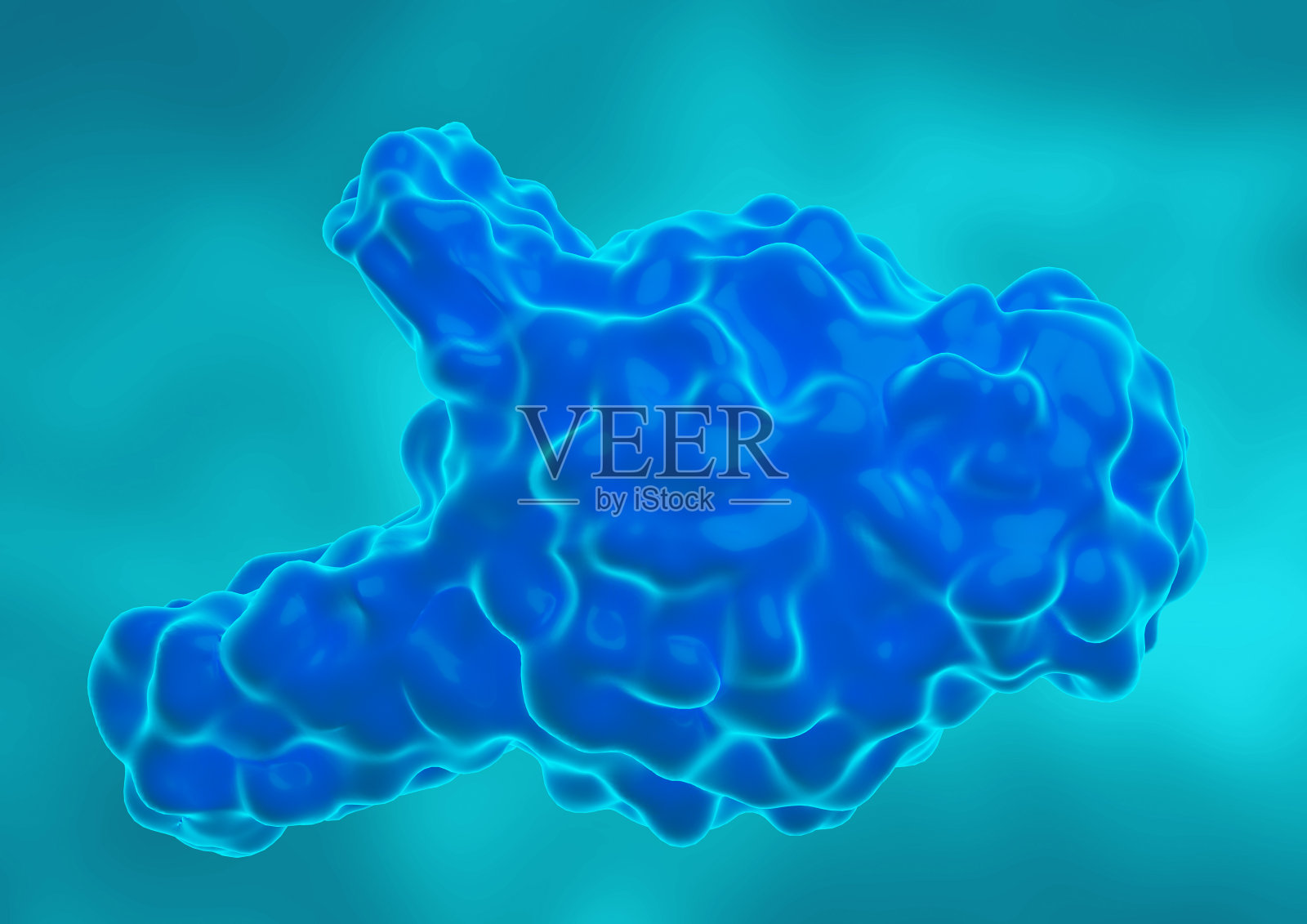 KRAS癌基因同源于柯尔斯顿病毒，来源于小鼠肉瘤。在癌症发展过程中发生变异的蛋白质照片摄影图片