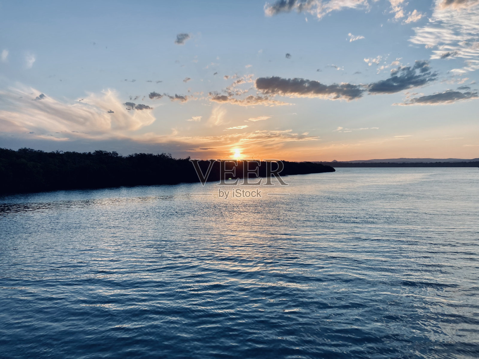 河日落照片摄影图片