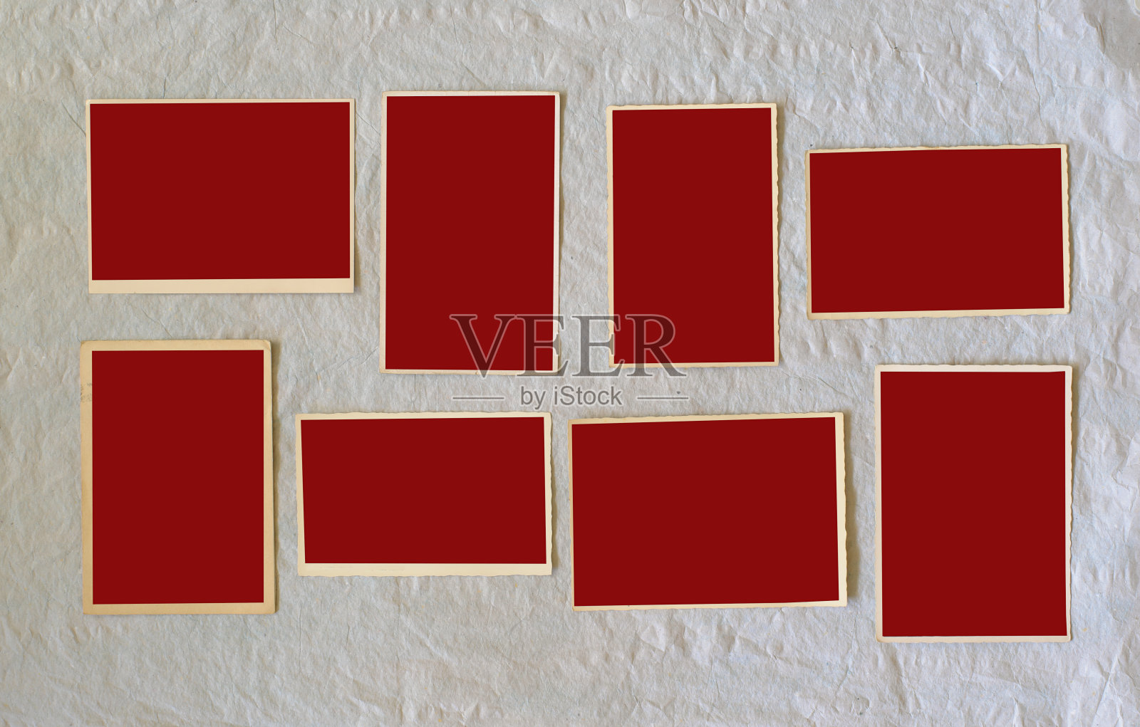 旧的空相框，老式的照片打印在纸板与红色的免费图片空间照片摄影图片