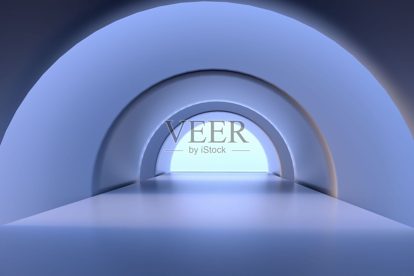 三维插图-抽象建筑。有机建筑的概念照片摄影图片