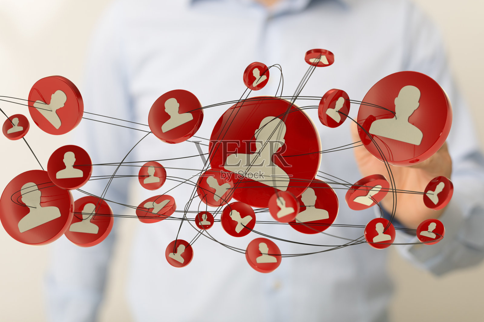 3D渲染的互联网网络和数据数字概念照片摄影图片