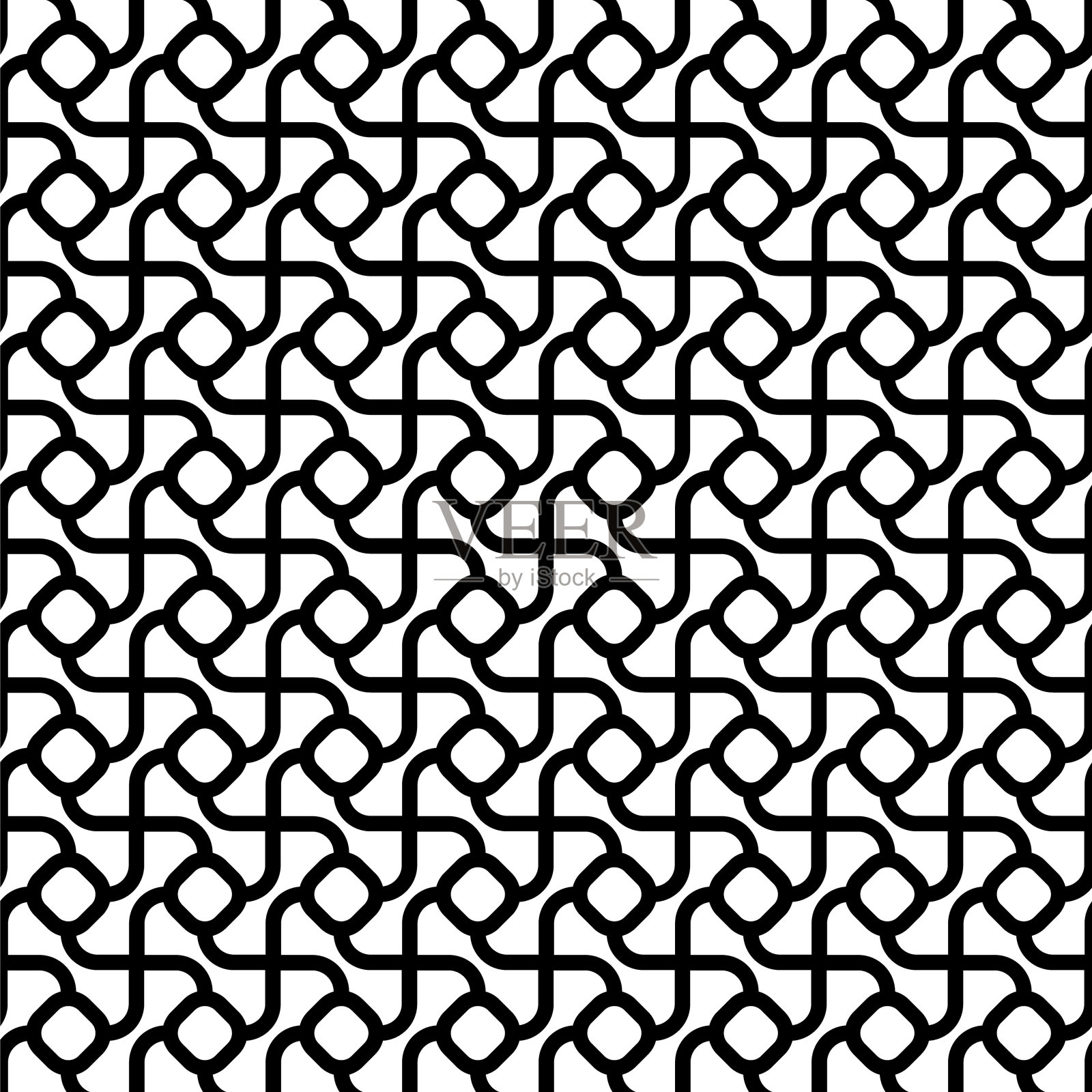 黑白无缝抽象图案插画图片素材