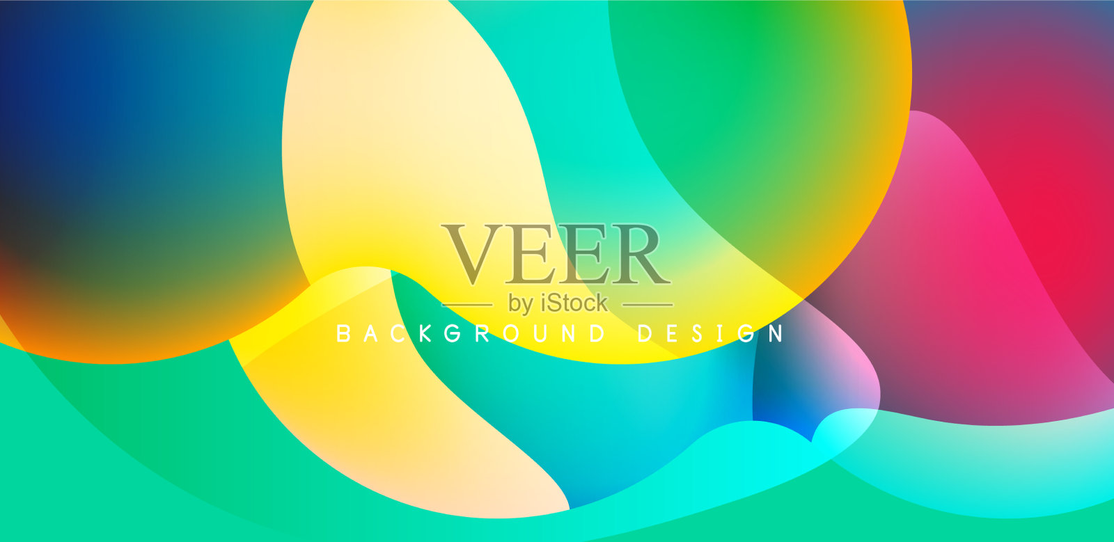 明亮的抽象背景光泽闪亮的圆形和插画图片素材