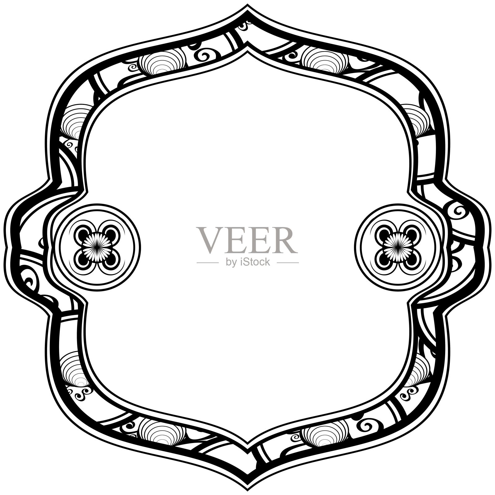 装饰框插画图片素材