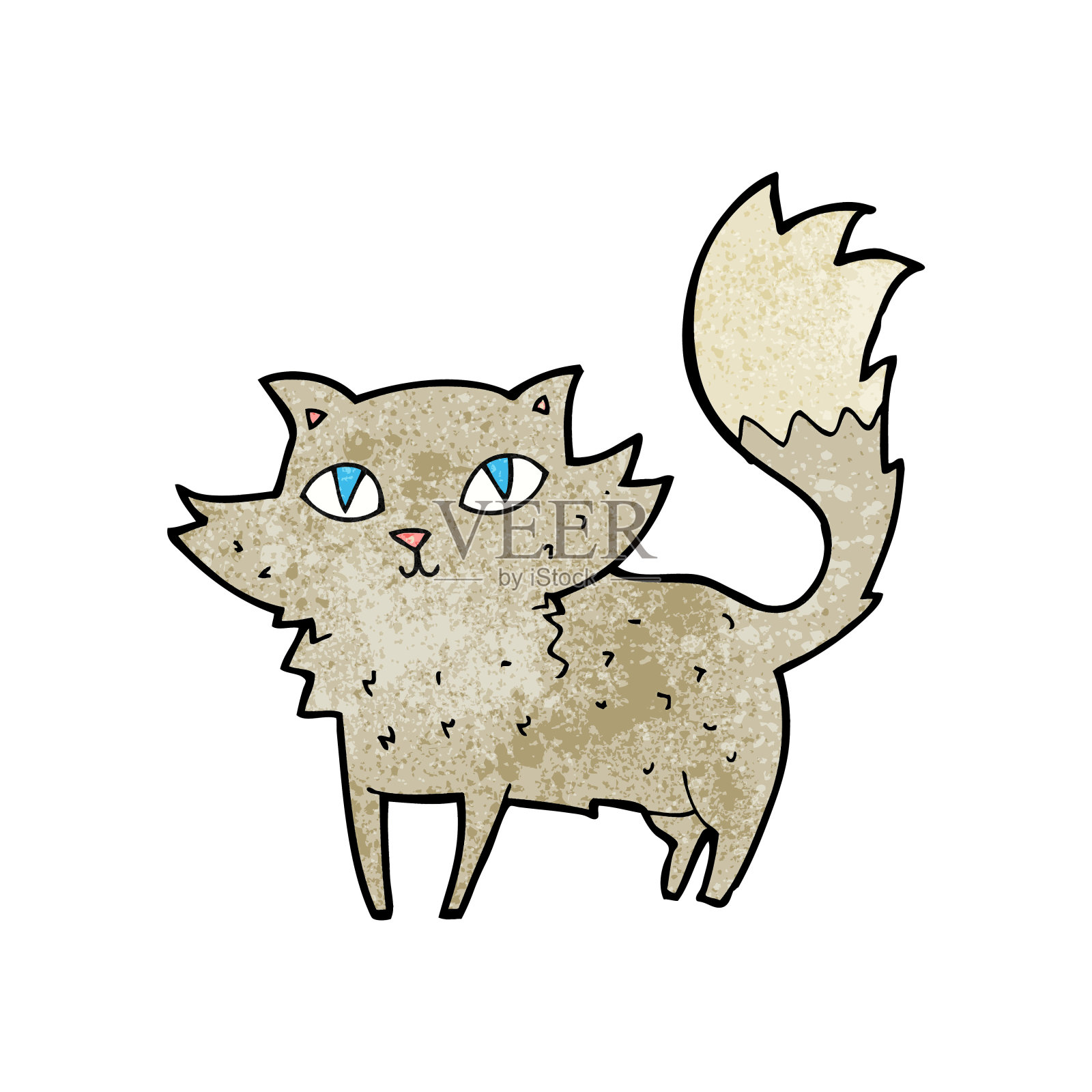 卡通猫设计元素图片