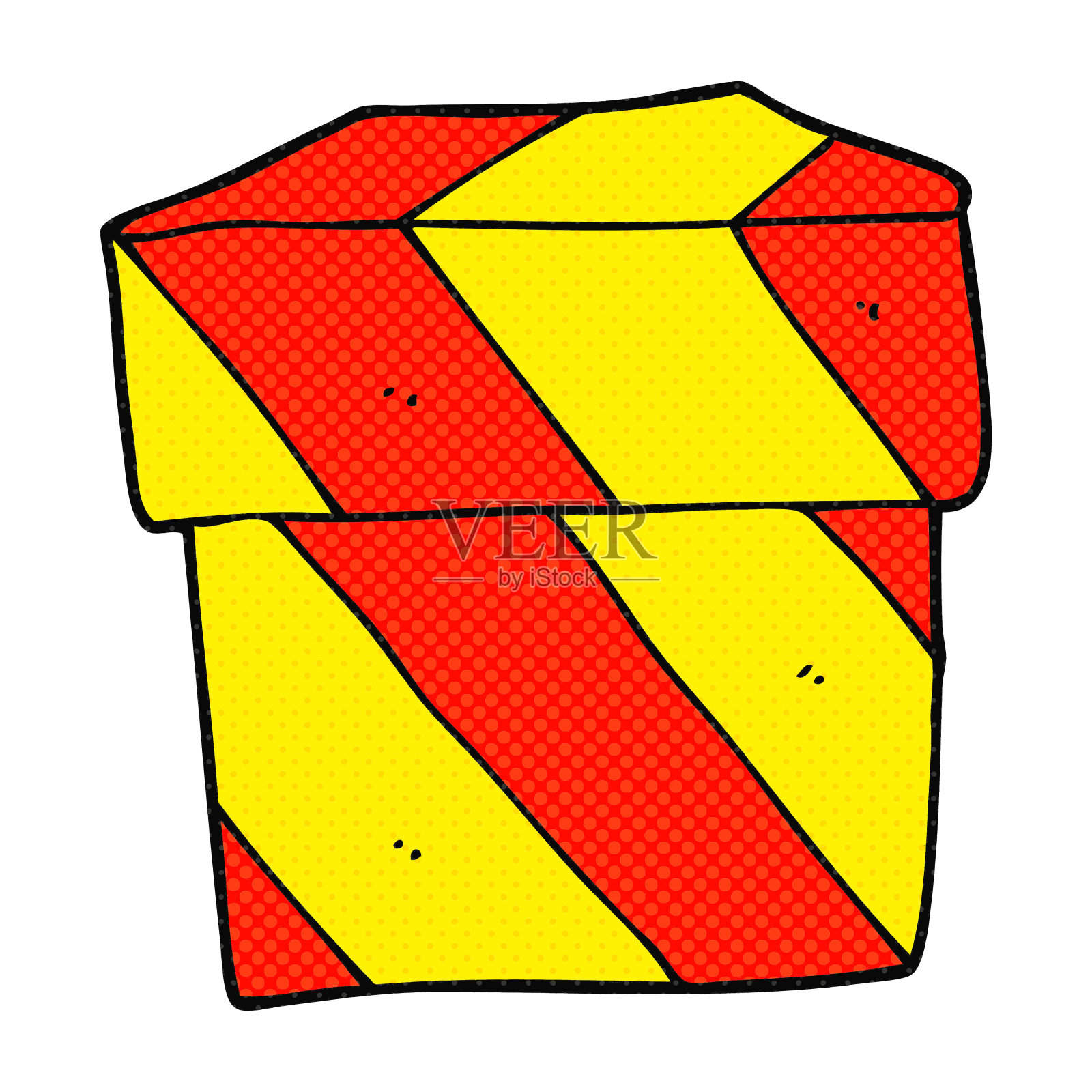 手绘卡通礼盒设计元素图片