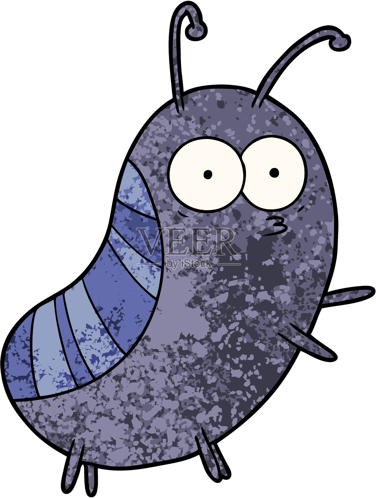 有趣的卡通甲虫设计元素图片
