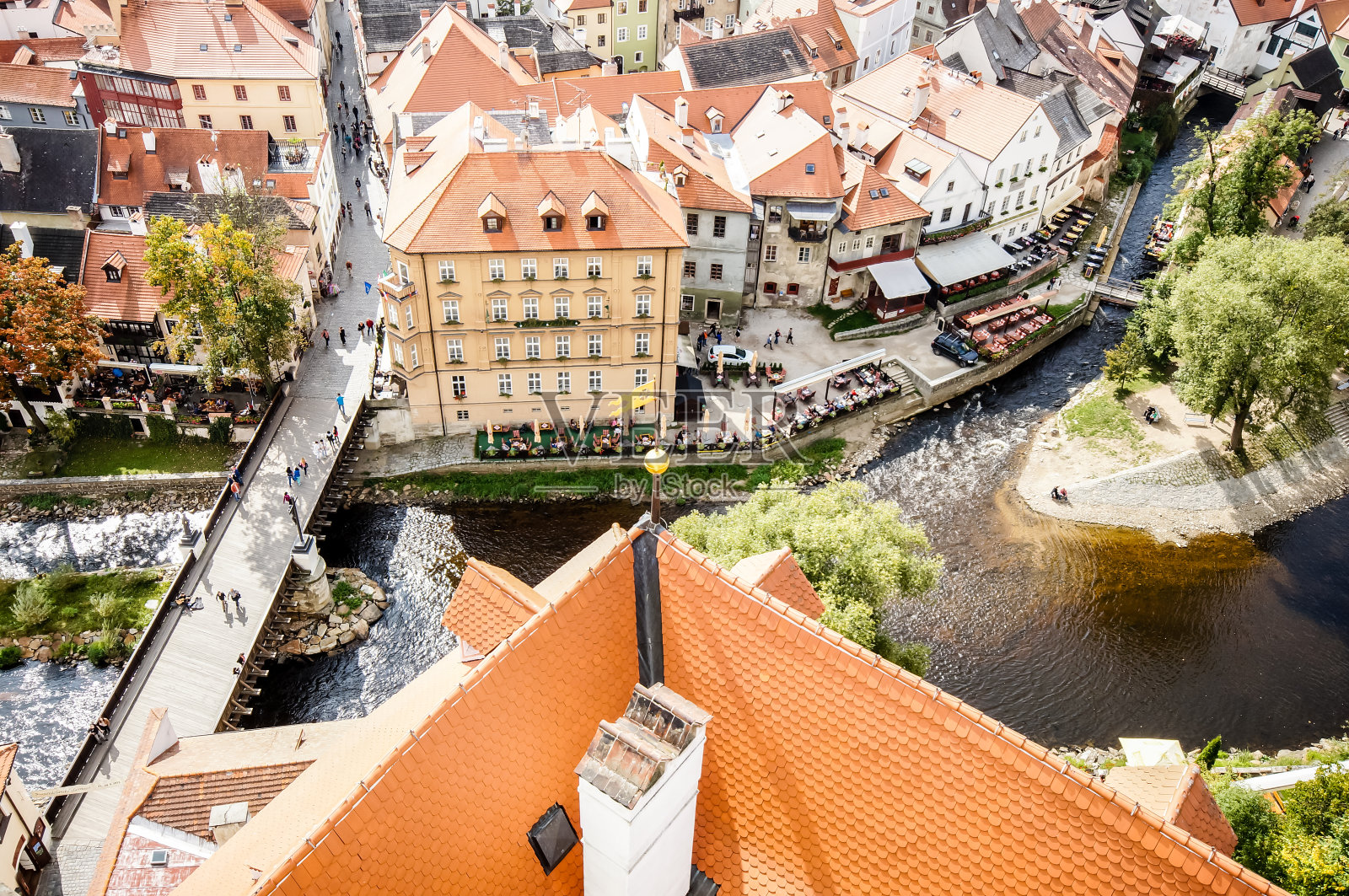 捷克共和国，Cesky Krumlov的漂亮照片照片摄影图片