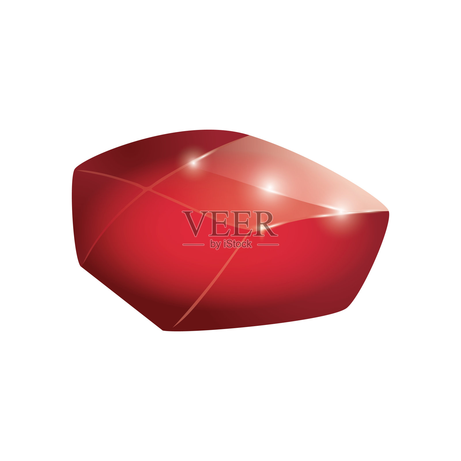 水晶和天然矿物。卡通魔法宝石。游戏资产。矢量图设计元素图片