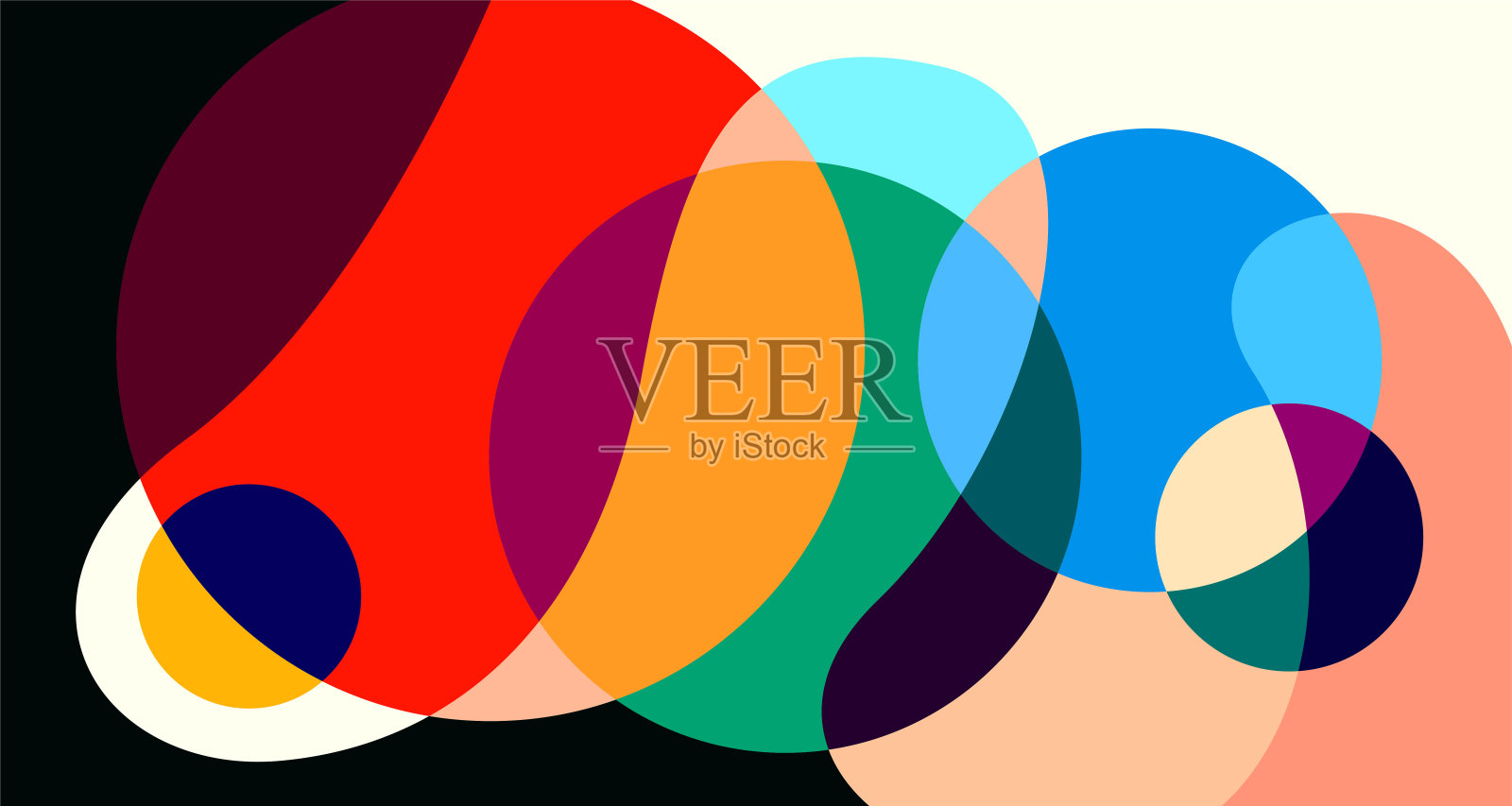 抽象的液体形状。流体几何设计。孤立梯度波几何线，点，蜡染印度尼西亚图案。矢量插图。插画图片素材