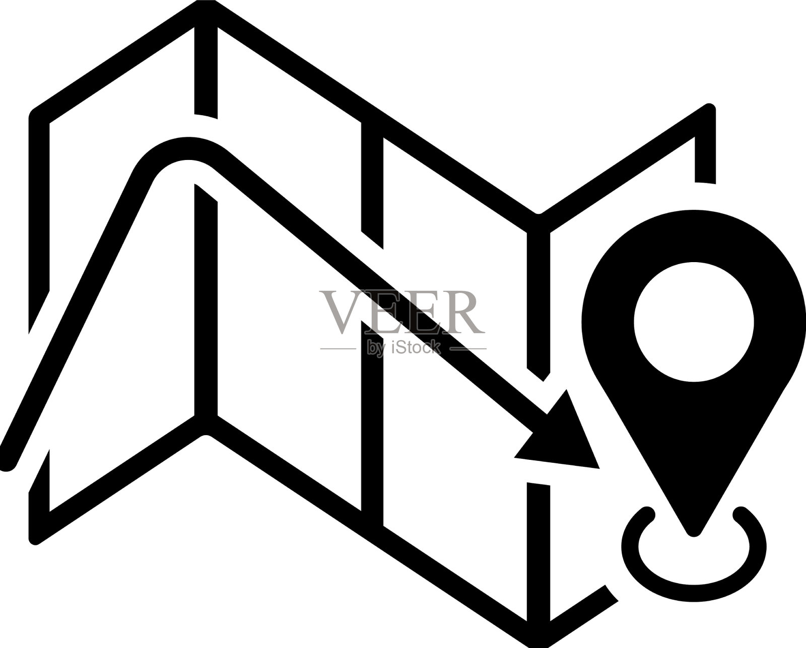 导航位置方向图标图标素材