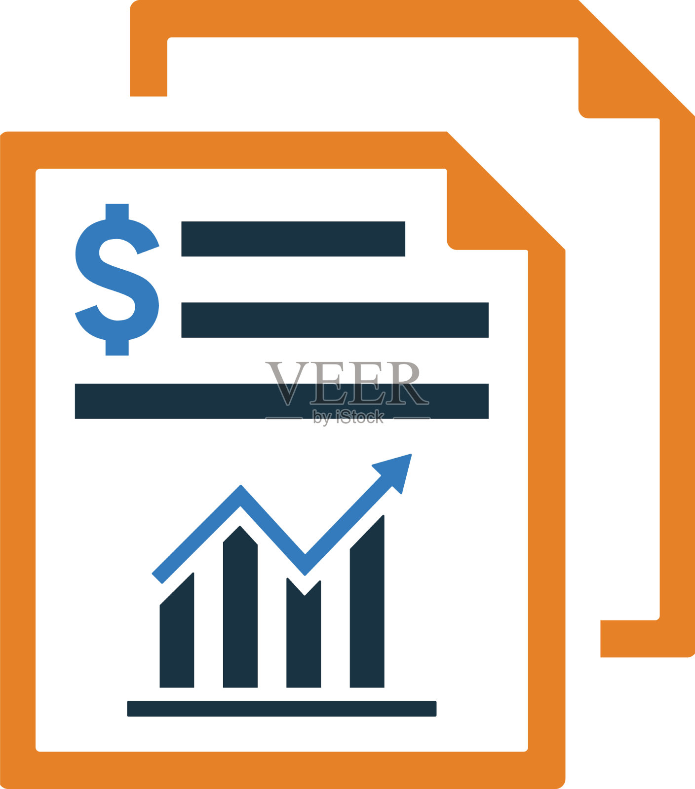 报表财务图标设计元素图片