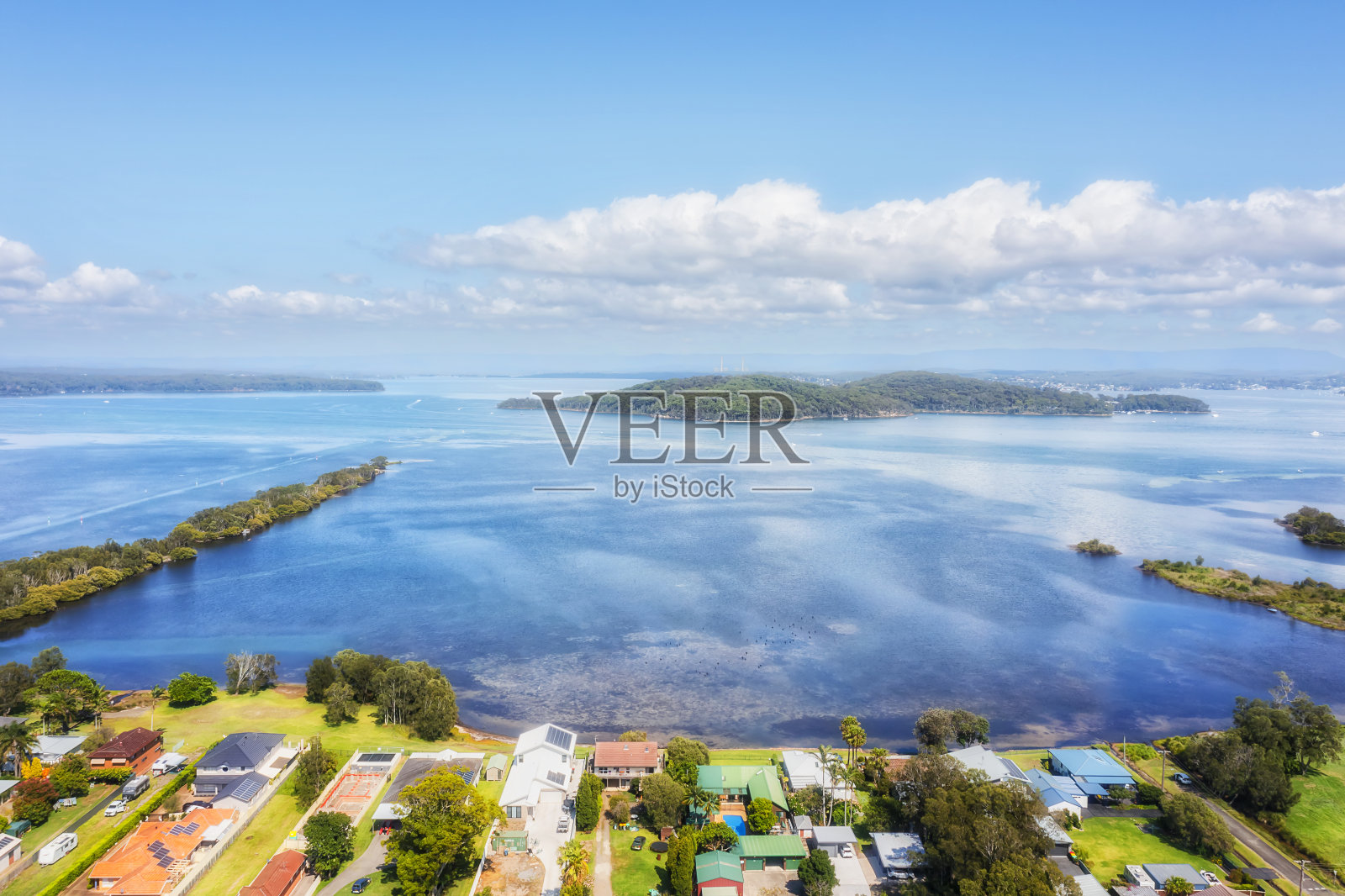 D斯旺西湖岸到湖照片摄影图片