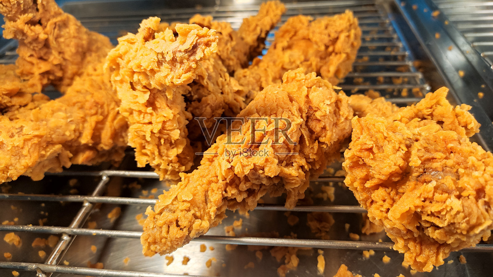 脆皮炸鸡照片摄影图片