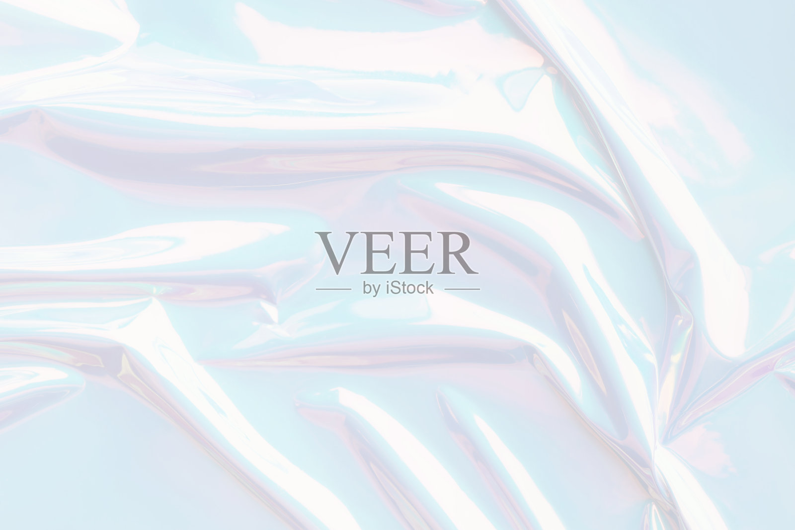 皱巴巴的白色箔膜为背景，特写视图照片摄影图片