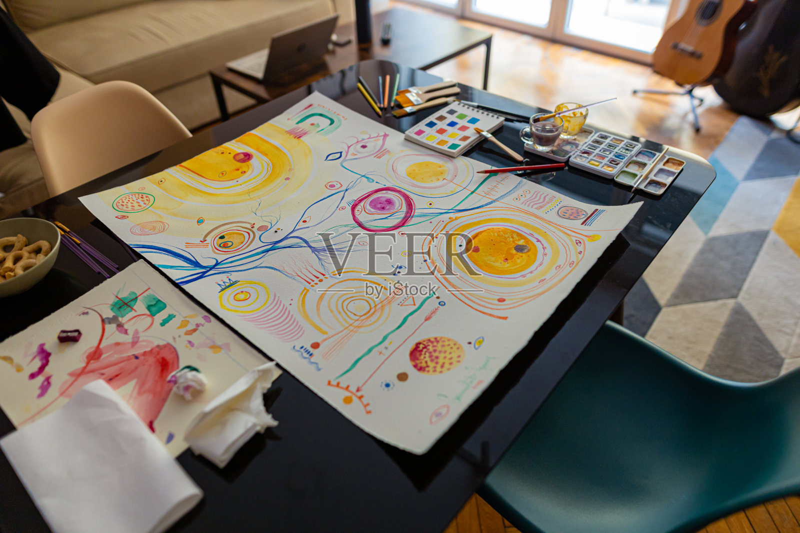 一位画家的家照片摄影图片