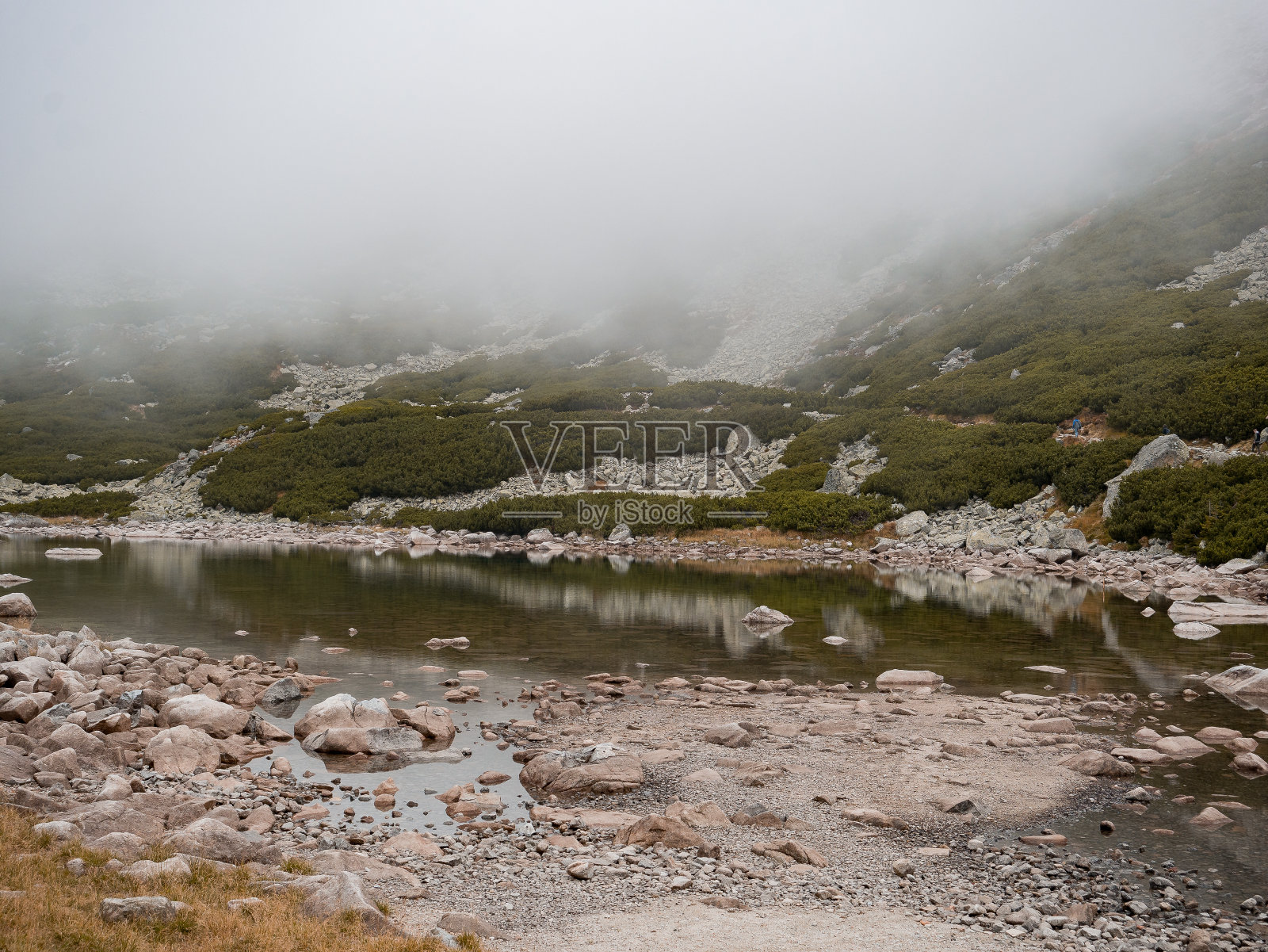 斯洛伐克高塔特拉斯的斯卡尔纳特湖天文台照片摄影图片