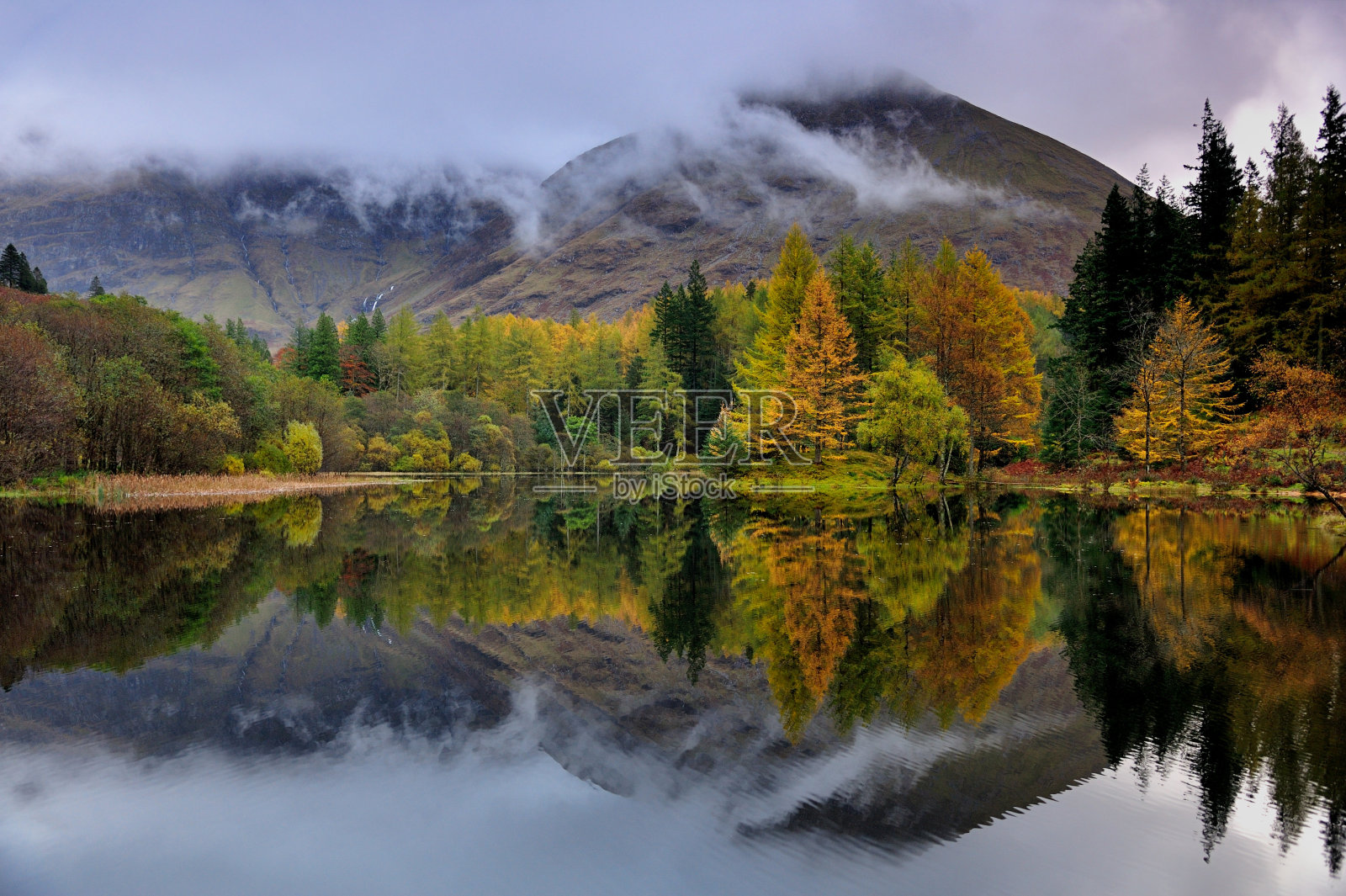苏格兰高地格伦科附近的洛肯照片摄影图片